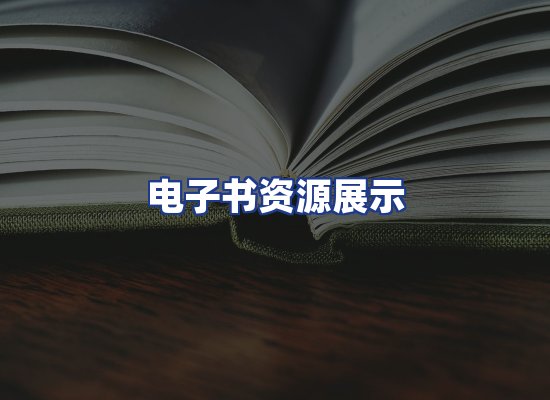 电子书资源展示